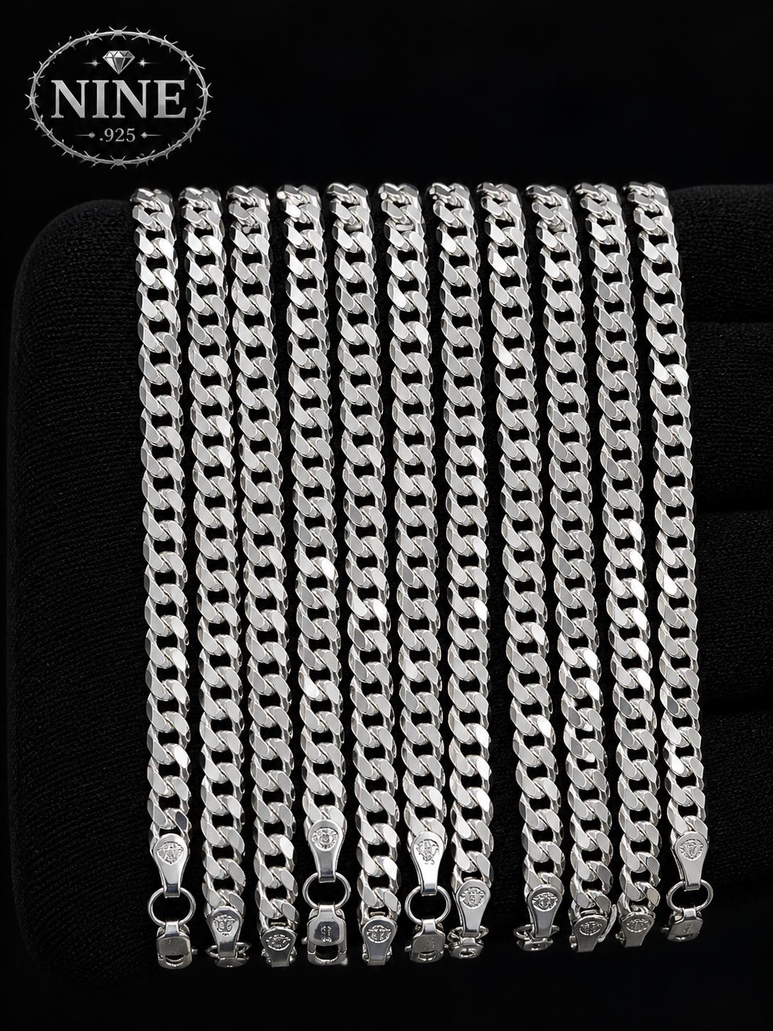 PULSERA CUBANA DIAMANTADA