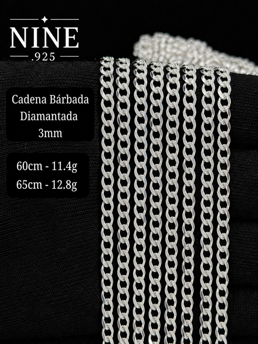 CADENA BARBARA DIAMANTADA