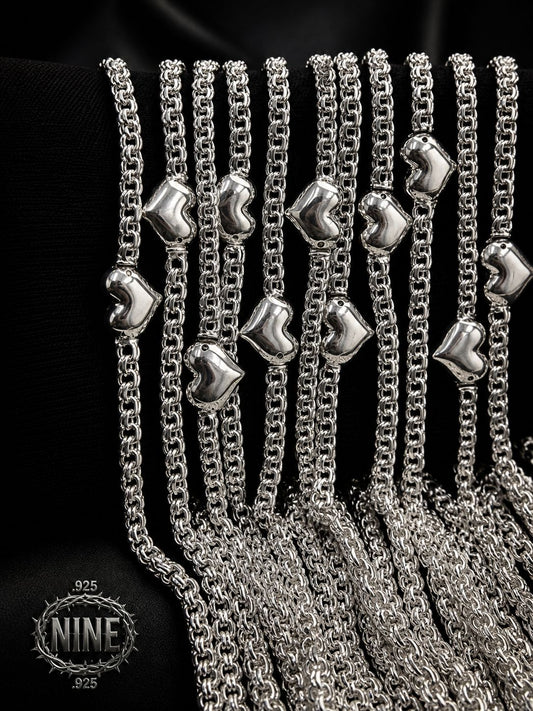 CADENA TEJIDO CHINO DE CORAZON