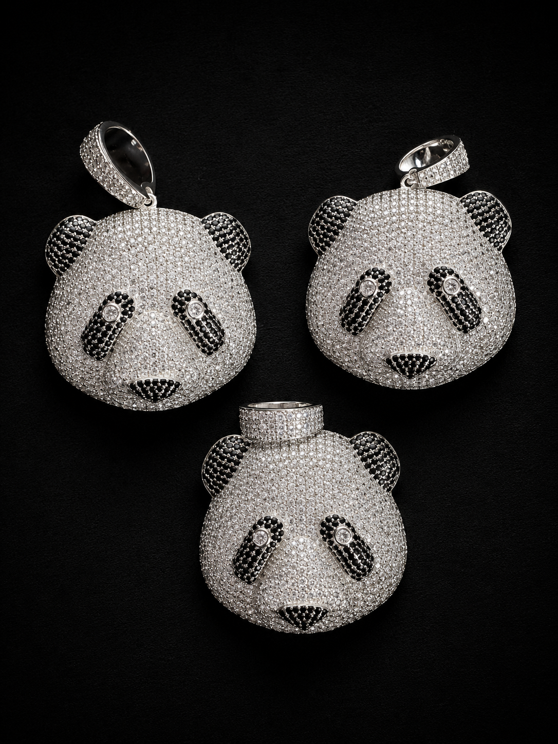 “ICED PENDANTS” SILVER .925